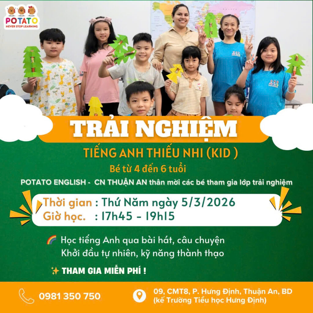 trải nghiệm tiếng anh